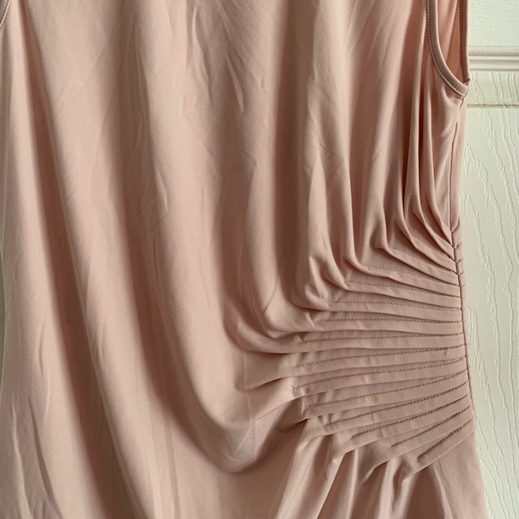 Calvin Klein Light Pink Peach Sleeveless Blouse size Small - Picture 5 of 15